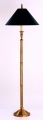 Tall Candlestick Floor Lamp with Ribbed Motif