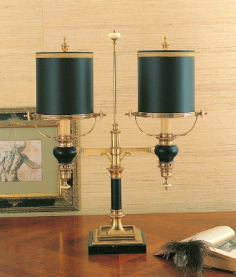 double arm table lamp